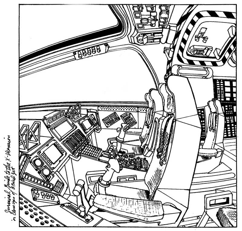 XMen Blackbird Jet Close Up