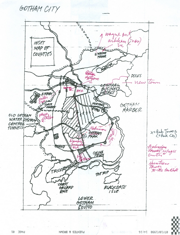 Gotham City Map