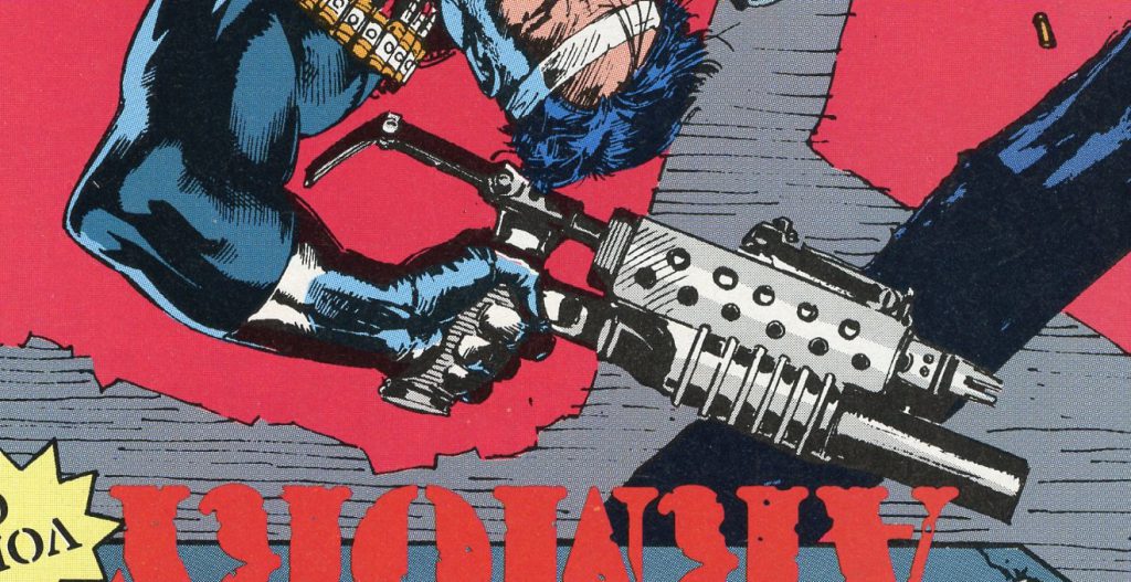Punisher Armory Cover Close Up and Upside Down