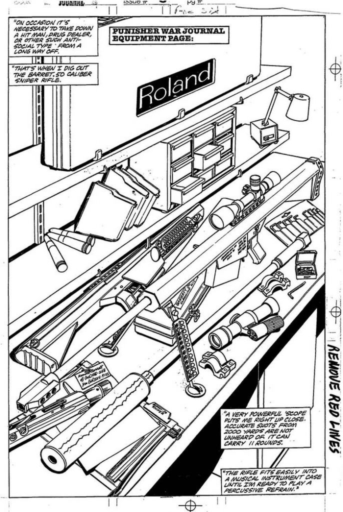 Barrett .50 - The Punisher Armory No. 1, July, 1990, Page 6