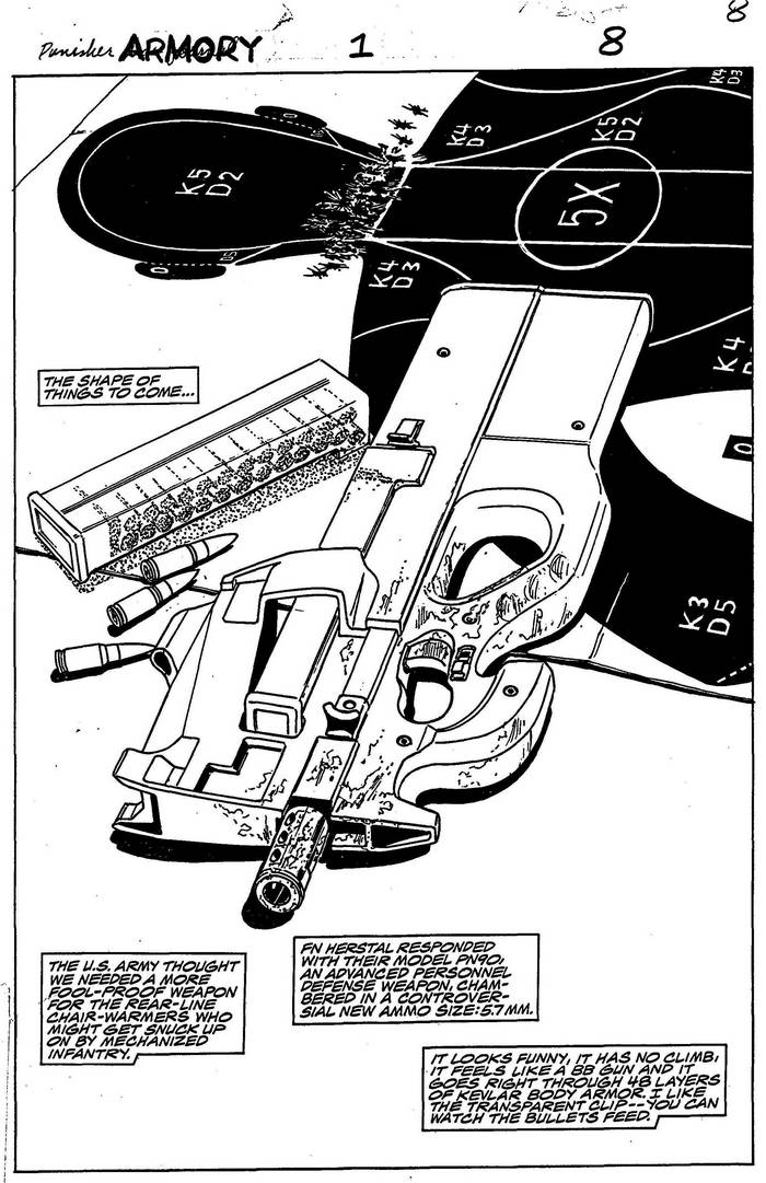 Herstal PN90 - The Punisher Armory No. 1, July, 1990, Page 8
