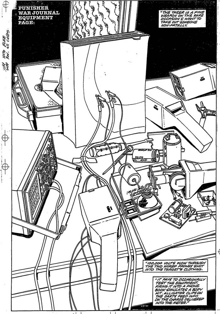 Taser - The Punisher Armory No. 1, July, 1990, Page 25