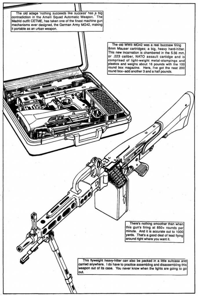 Amelli Squad Automatic - The Punisher Armory No. 2, June, 1991, Page 1