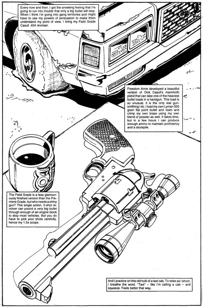Casull .454 Revolver - The Punisher Armory No. 2, June, 1991, Page 3
