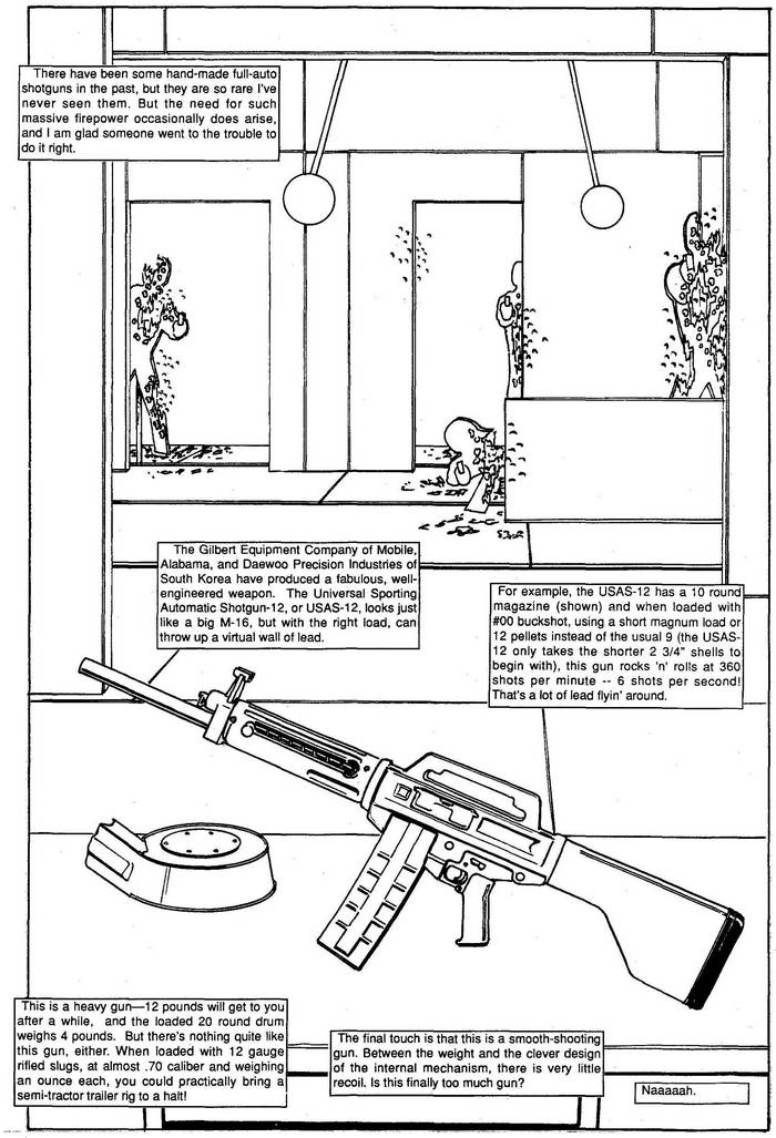 USAS-12 - The Punisher Armory No. 2, June, 1991, Page 4