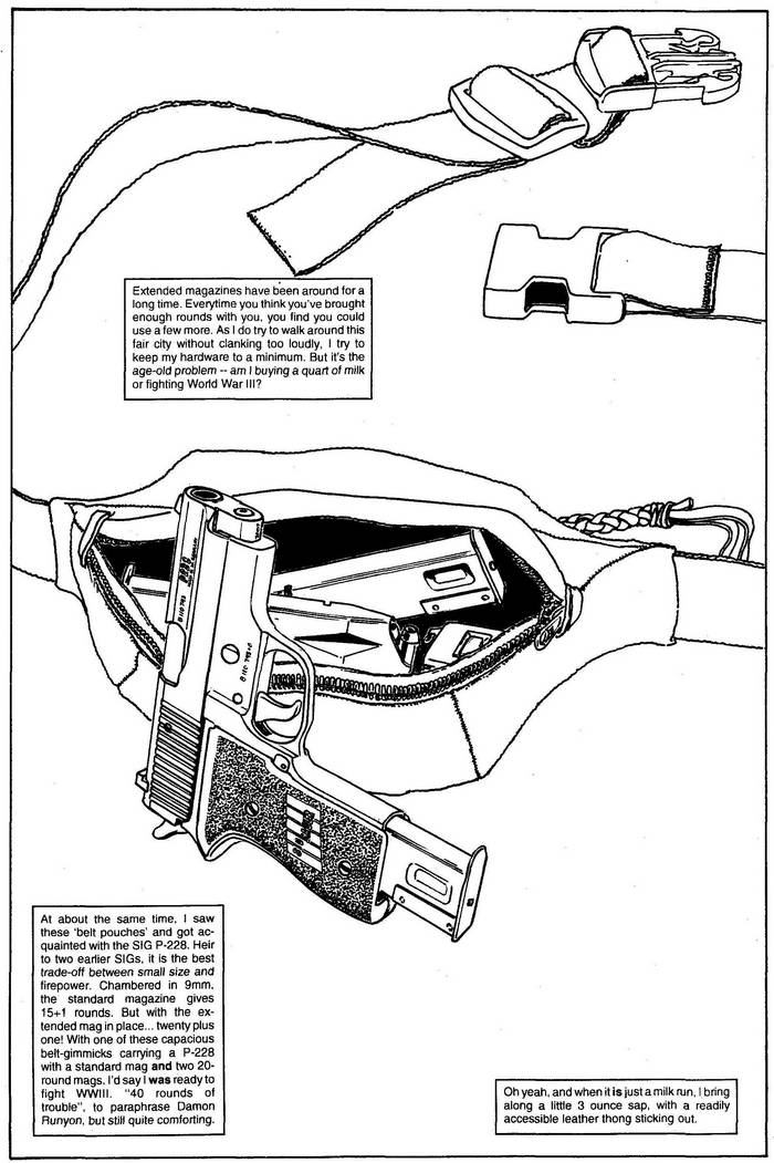 SIG P-228 - The Punisher Armory No. 2, June, 1991, Page 16