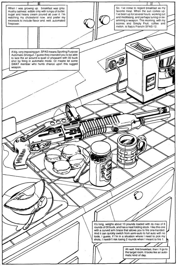 Franchi SPAS-12 - The Punisher Armory No. 2, June, 1991, Page 17