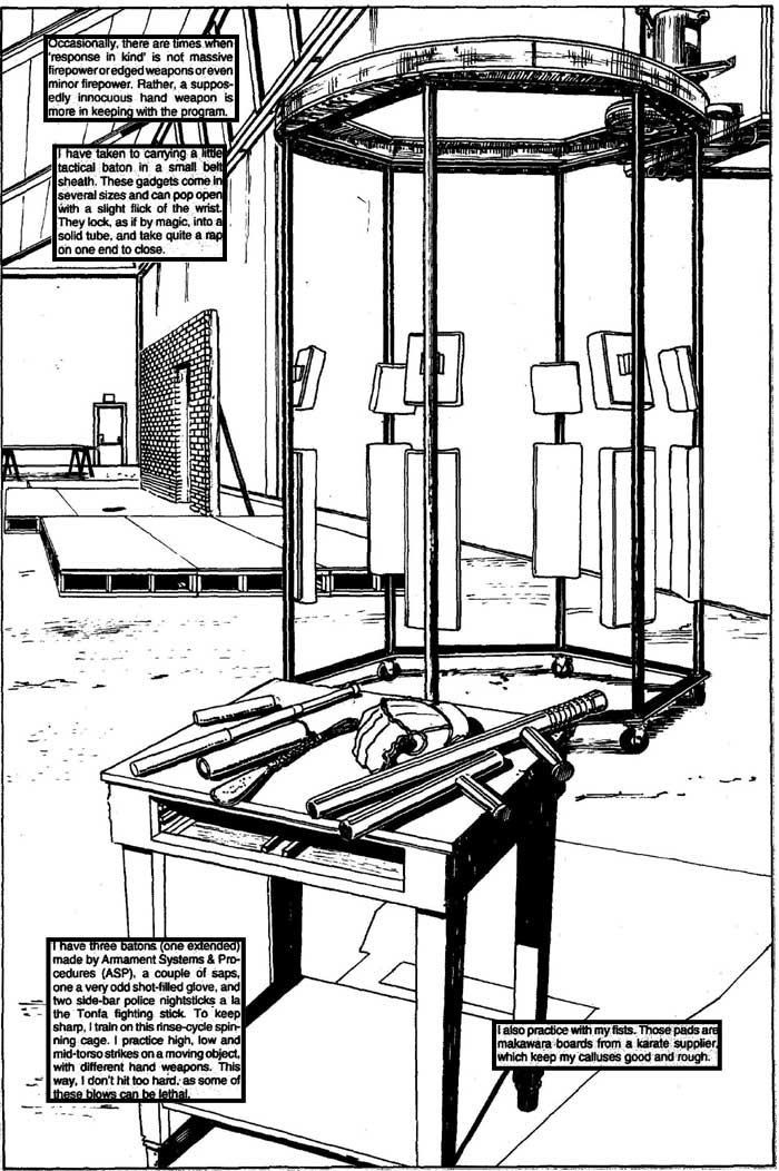 Tactical Baton - The Punisher Armory No. 2, June, 1991, Page 27