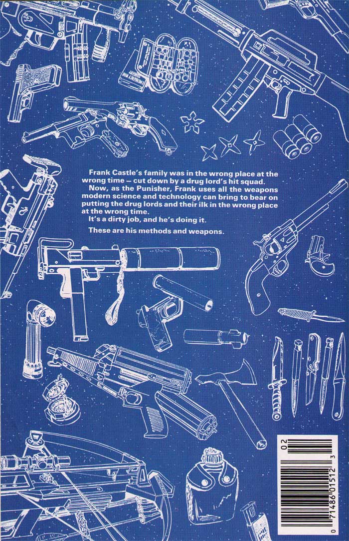 Back Cover - The Punisher Armory No. 2, June, 1991