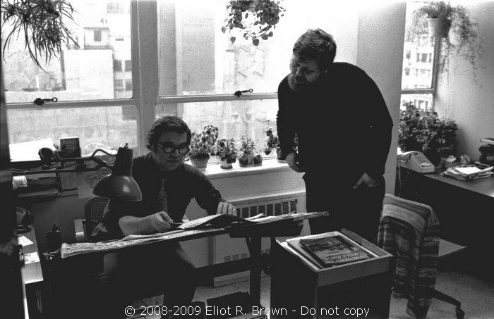 John Romita, Sr. (seated) Dave Cockrum 1979