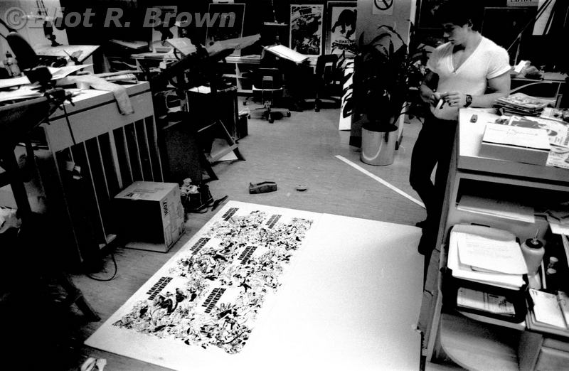 A late winter snow storm in 1984 when we all were “trapped” in the building for an entire “Marvel Universe” weekend.