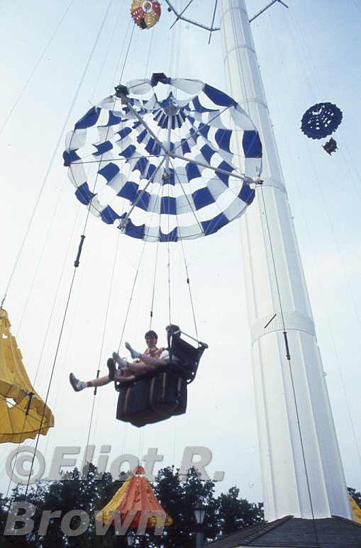 And this is what we were riding—shown here is Mike Carlin and Nancy Golden coming in for a landing.