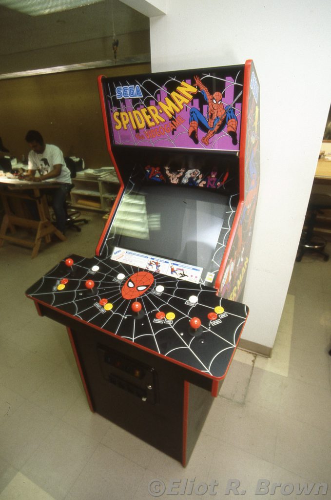 Spider-Man Video Arcade in Marvel Bullpen, c. 1992