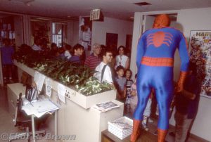 Spidey crashes Marvel Comics Office tour